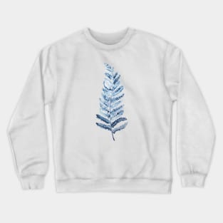 1 indigo  fern watercolor Crewneck Sweatshirt